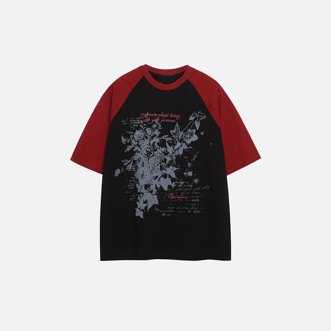 Casual Retro Graphic Loose Fit Cotton T-Shirt - Luxuryurbanwear