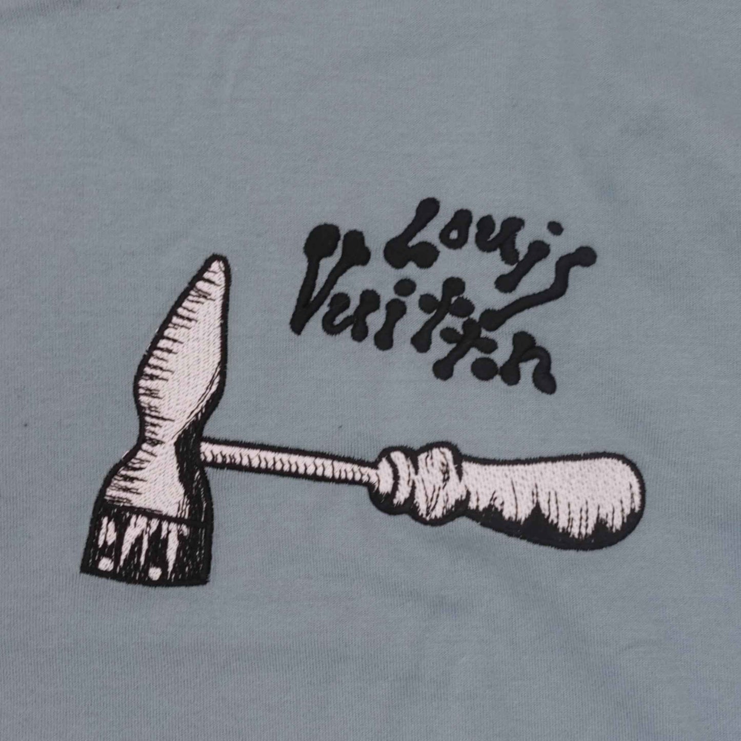 Louis Vuitton Multi Tool Embroidered Tee in Blue
