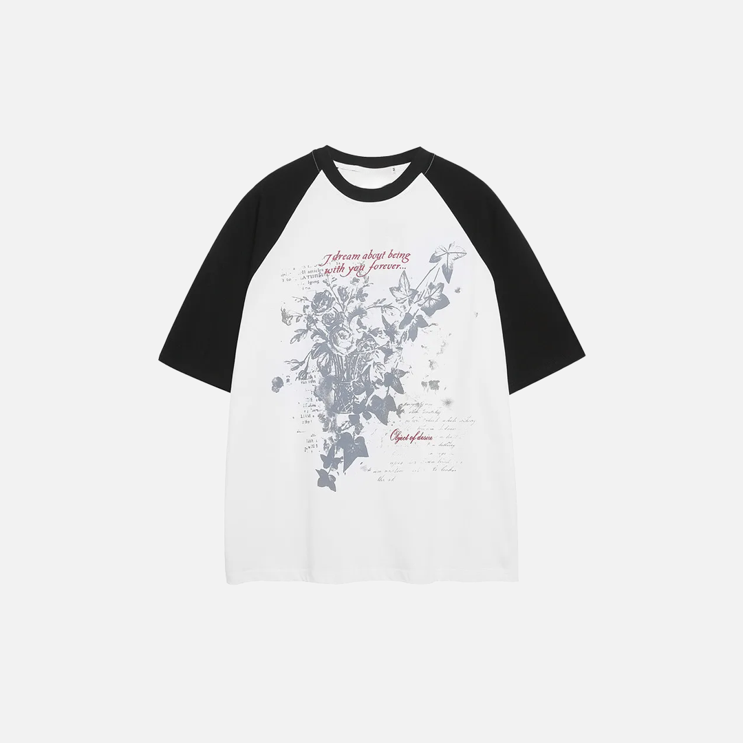 Casual Retro Graphic Loose Fit Cotton T-Shirt - Luxuryurbanwear