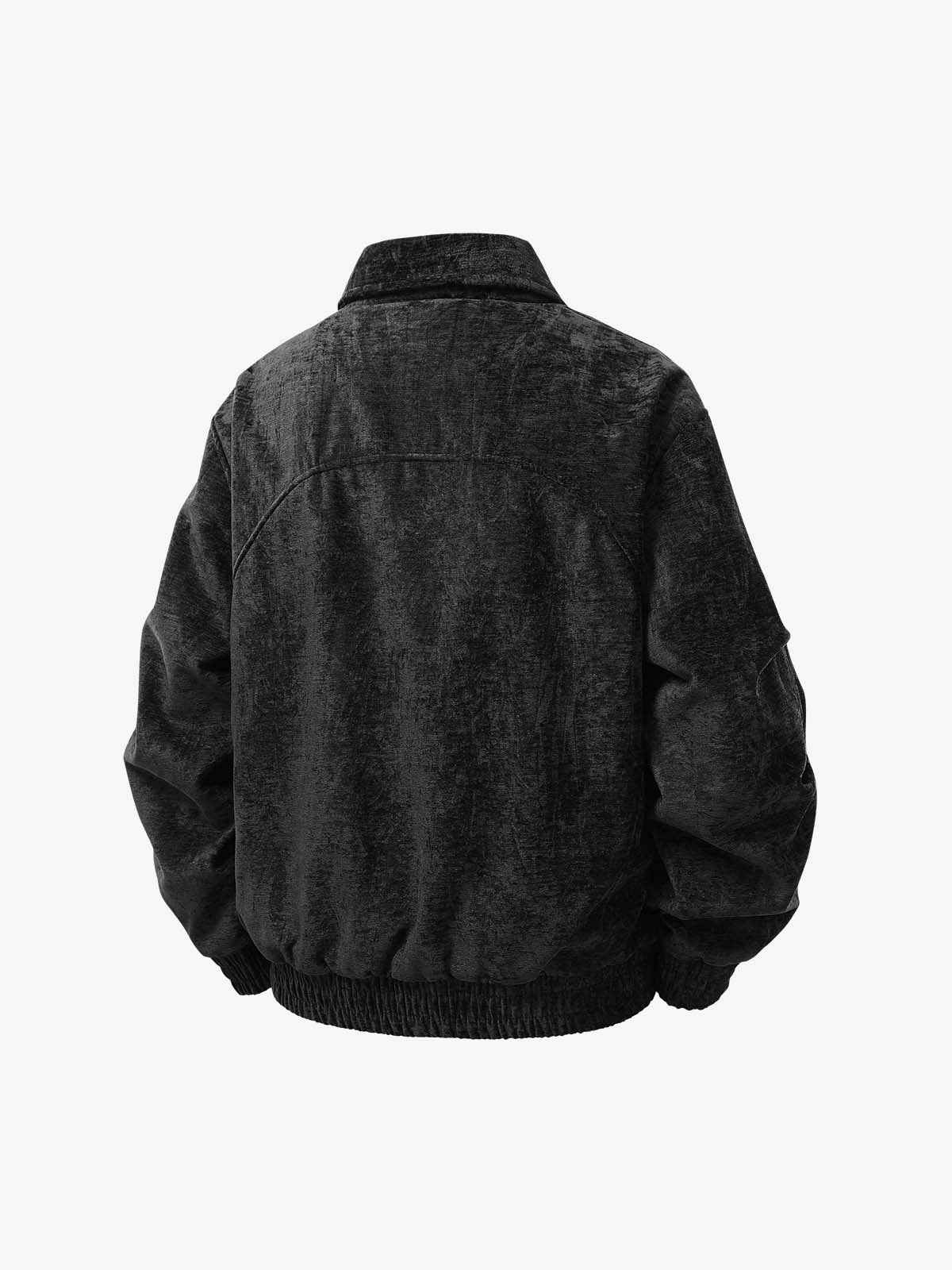 Vintage Suede Deconstructed Workwear Jacket