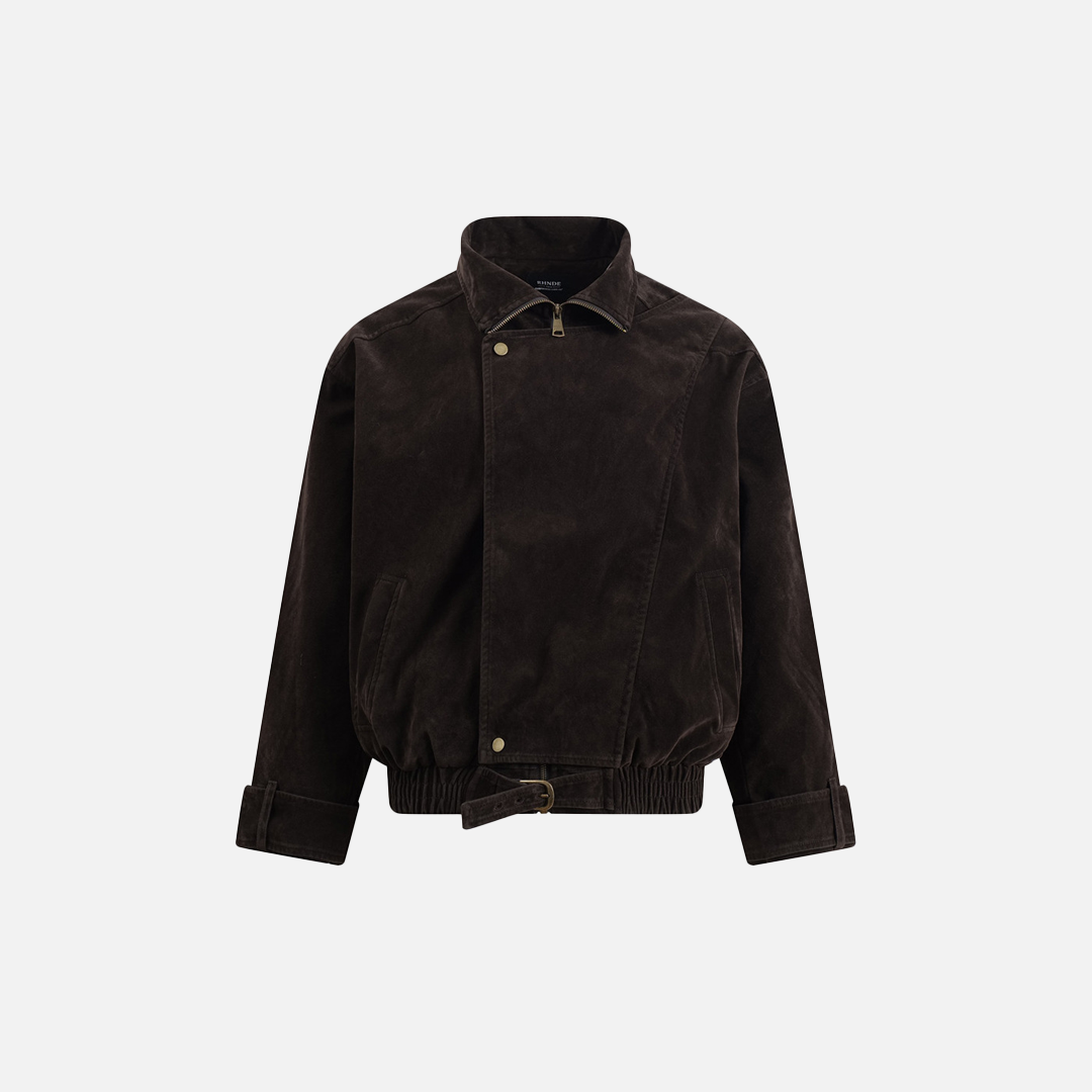 Stylish Cleanfit Irregular Zip-Up Jacket - Luxuryurbanwear