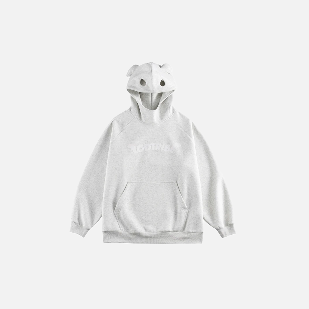 Streetwear Spring Oversized Fleece Casual Hoodie - Luxuryurbanwear
