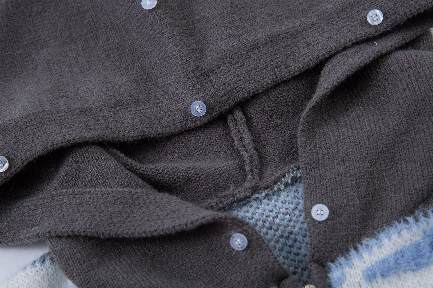 Powder Star | Striped Knit Hoodie with Faux Fur Hood - Luxuryurbanwear
