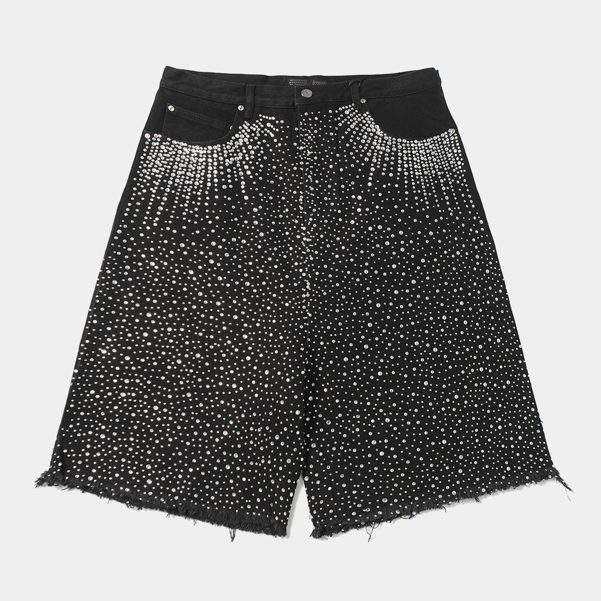 Rhinestone | Denim Shorts - Luxuryurbanwear