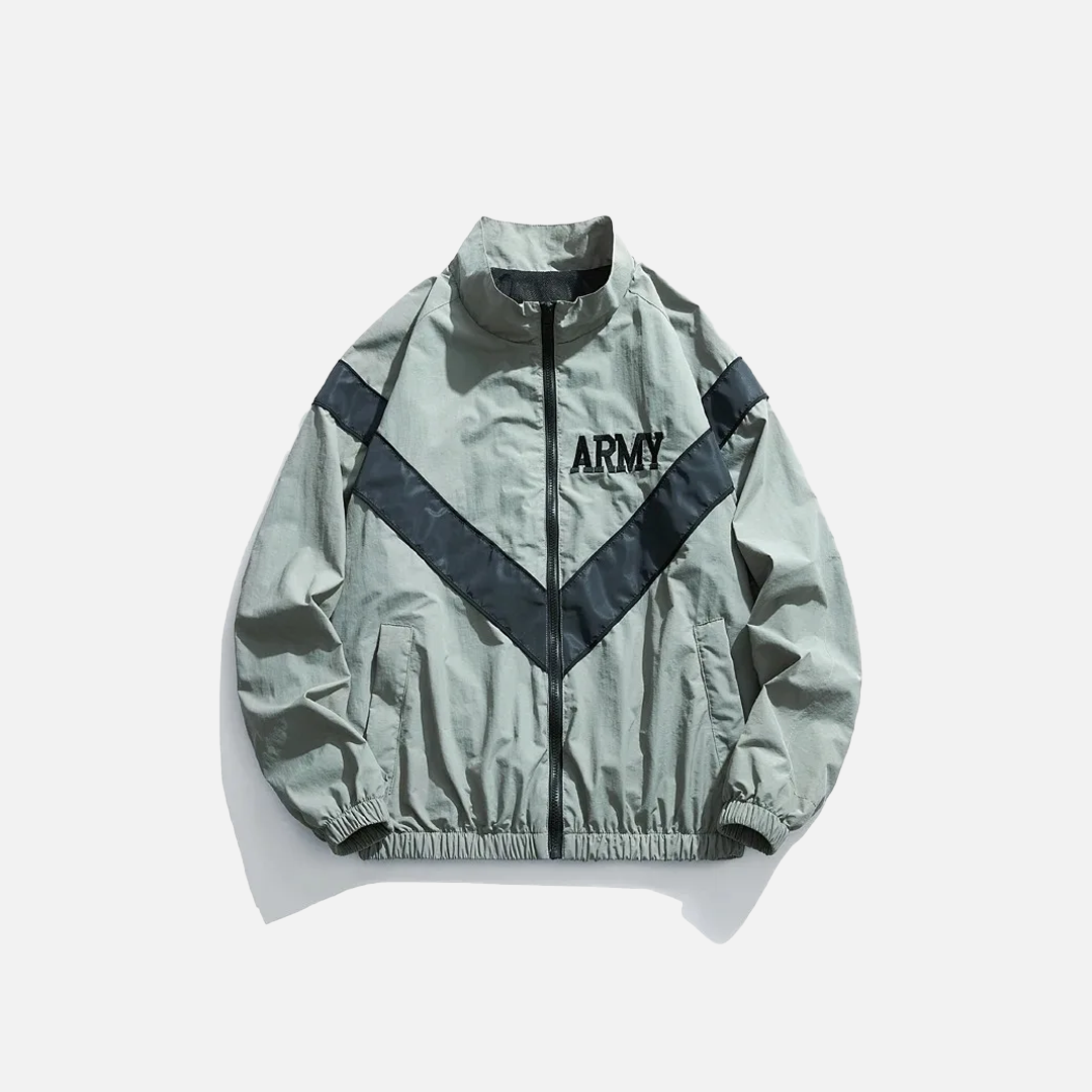 Reflective Windbreaker Safari Vibe Bomber Jacket - Luxuryurbanwear