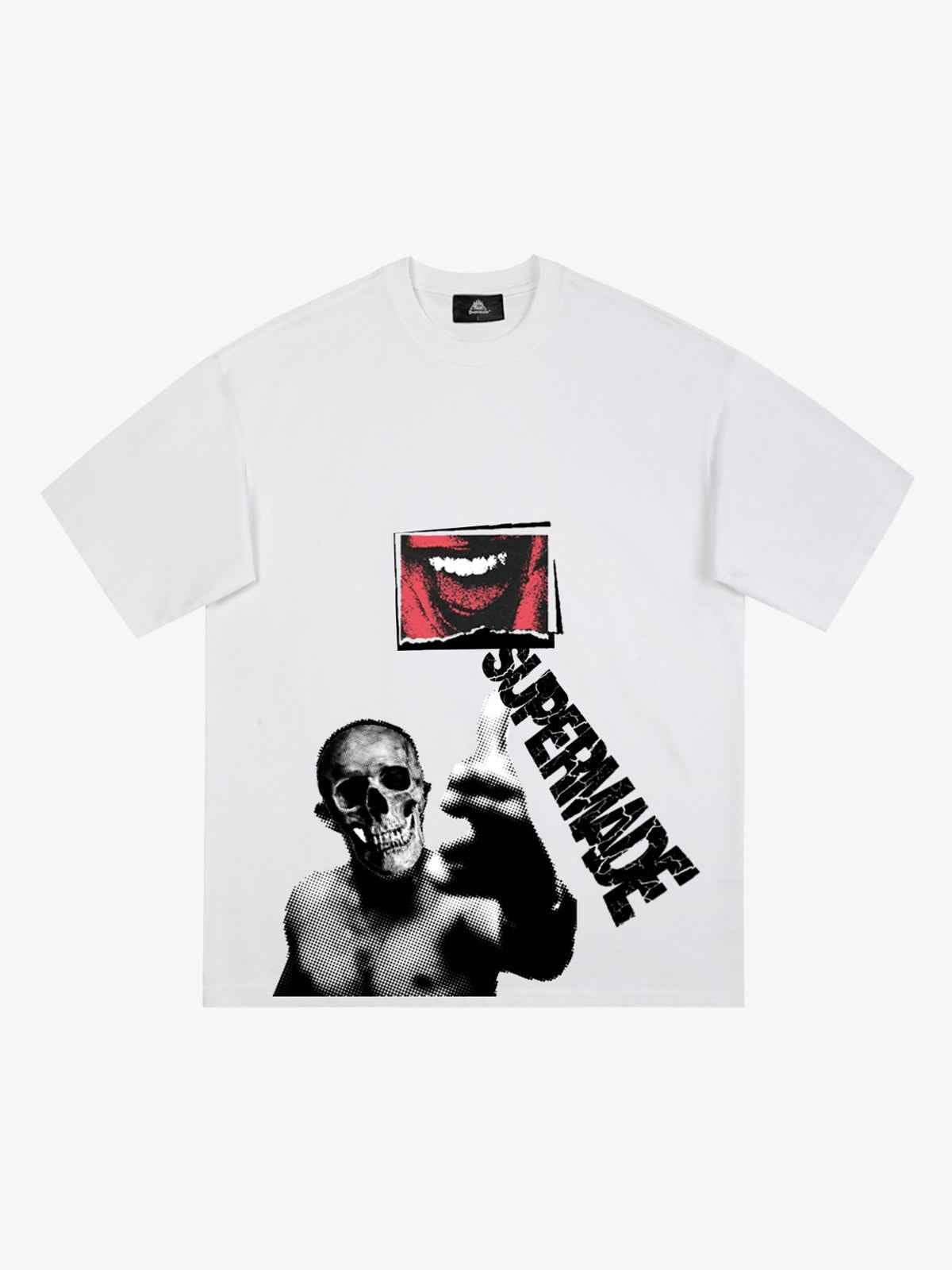Skull Graphic Gothic Print T-Shirt