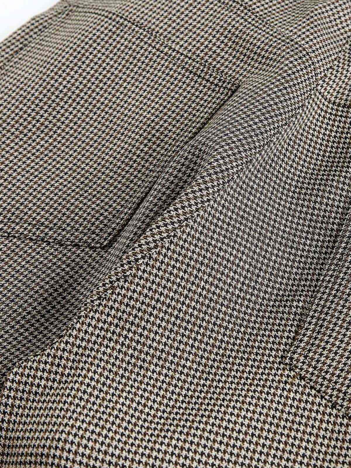 Belted Houndstooth Blazer Pants - Luxuryurbanwear