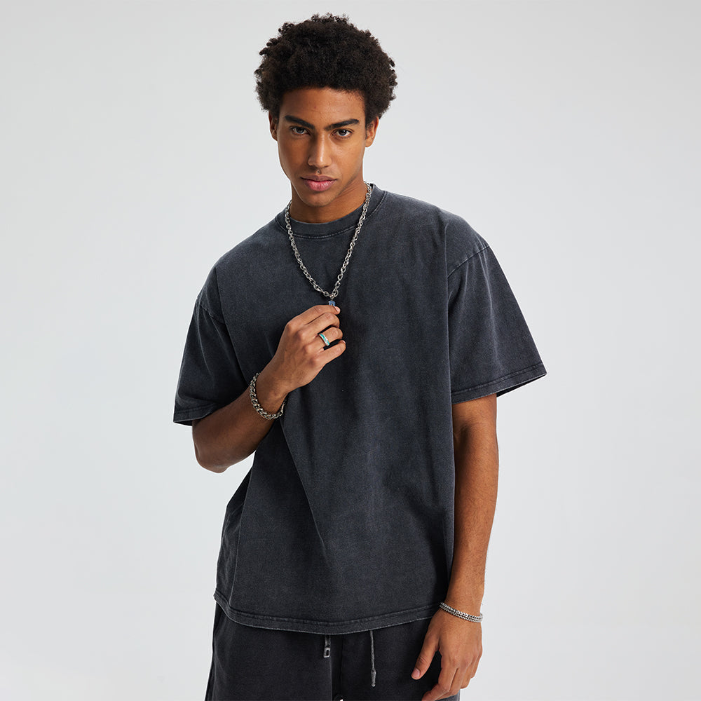 Snowflake Wax-Dye Wash | Vintage T-Shirt - Luxuryurbanwear