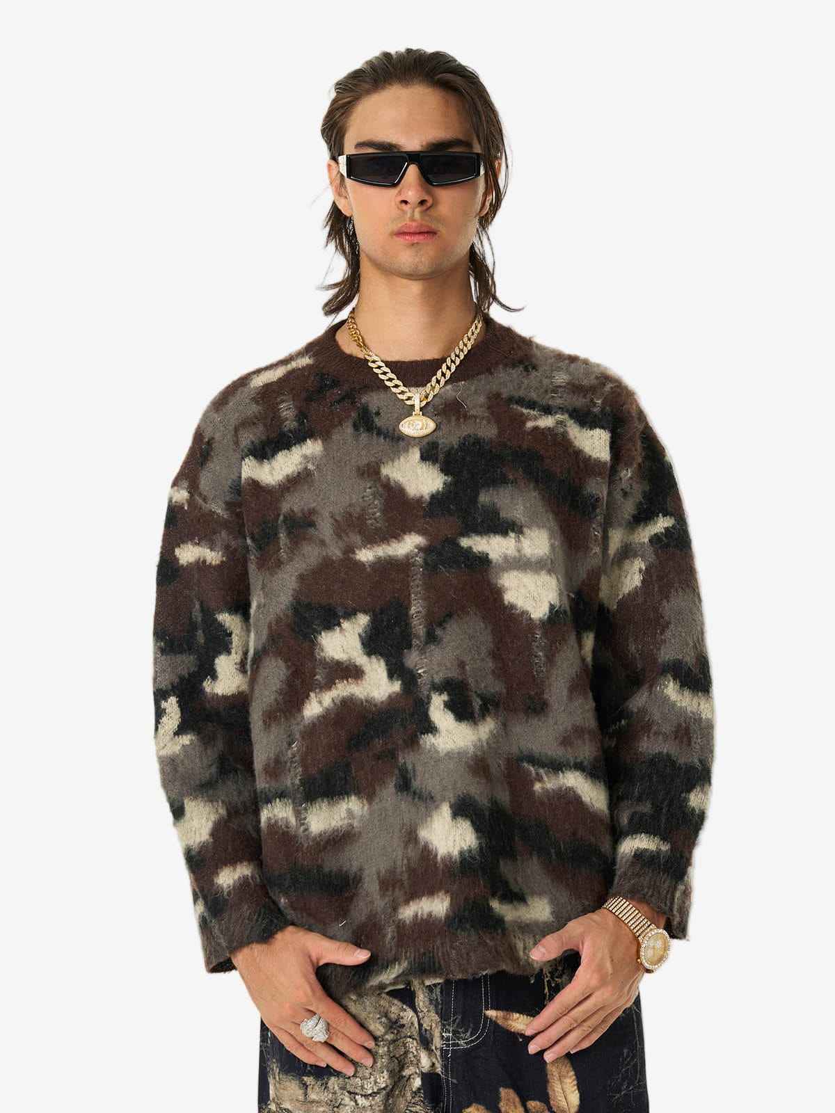 Sweat Camo Crew