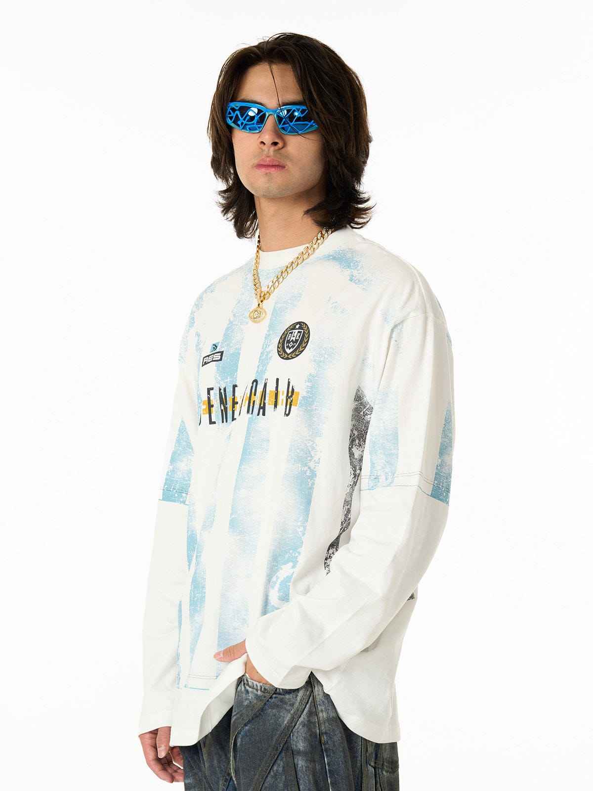 Long Sleeve Retro Stripe