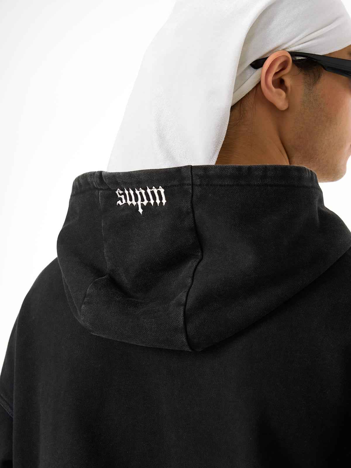 Distressed Electronic Exorcist Print Hoodie