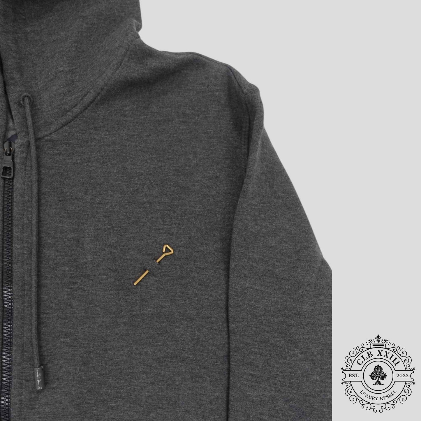 Louis Vuitton Double Face Travel Jersey Hoodie in Grey