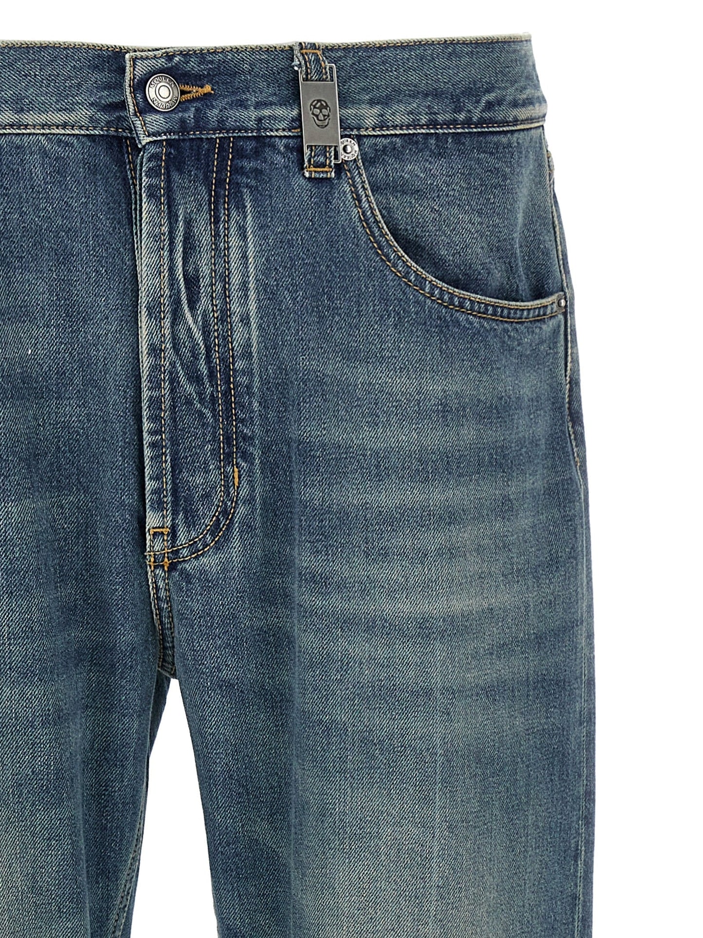 Mcqueen Men 'Skull' Jeans