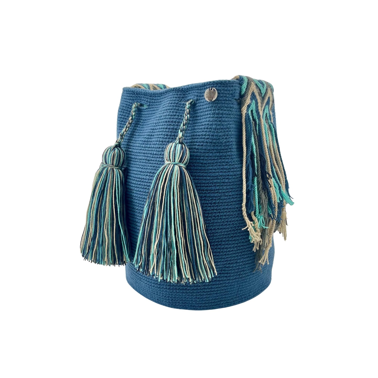Authentic Wayuu Bag - Large Handmade Colombian Mochila - Handwoven Tribal Crossbody Shoulder Bag for Women - Unique