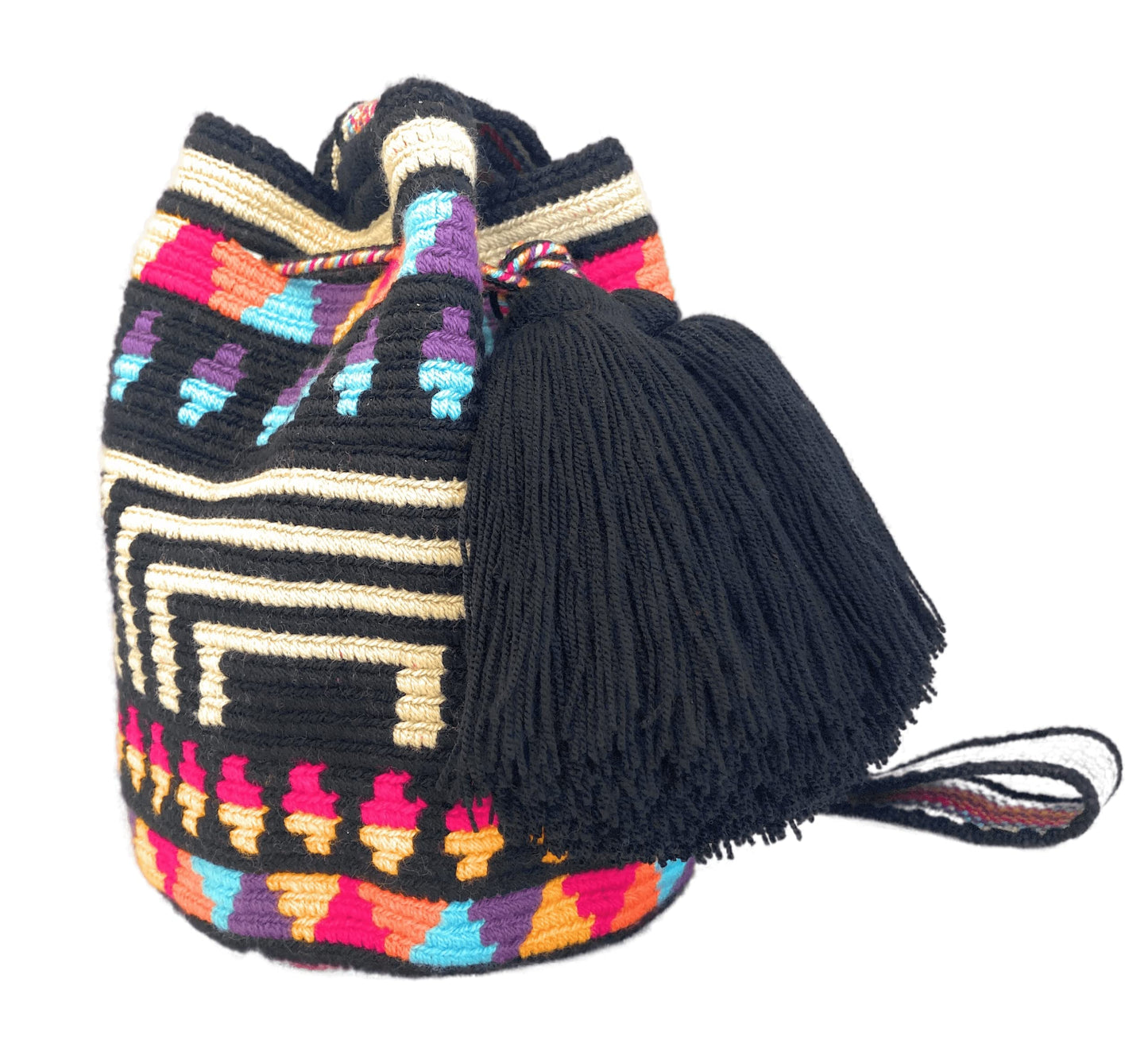 SMALL WAYUU Mochila Bag For Women original bolsa tejida colombiana authentic crochet pattern Gift from Colombia