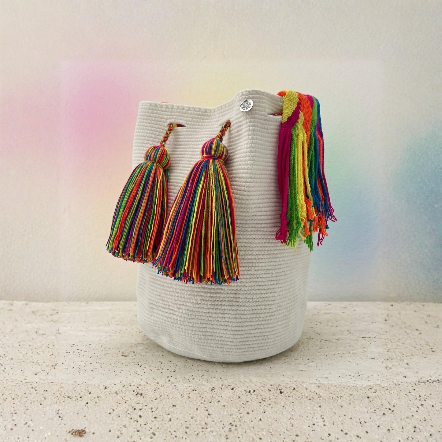 Authentic Wayuu Bag - Large Handmade Colombian Mochila - Handwoven Tribal Crossbody Shoulder Bag for Women - Unique