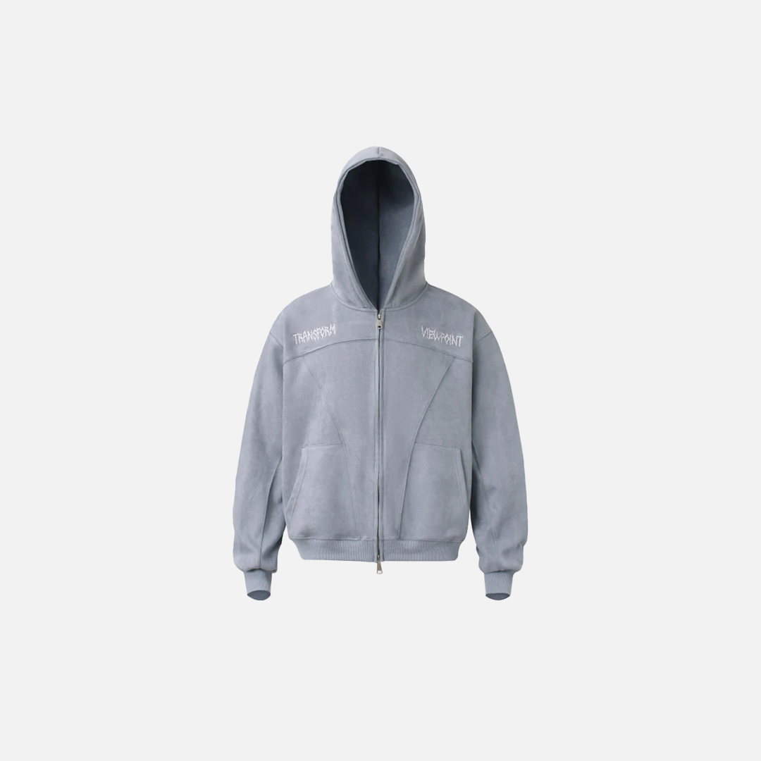 Unique Retro Y2K Patchwork Hooded Sweatshirt - Luxuryurbanwear