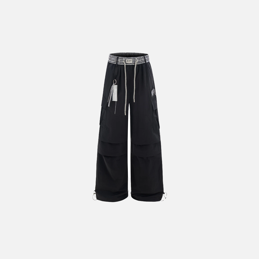 Streetwear Y2K Vintage Punk Splicing Cargo Jogger - Luxuryurbanwear