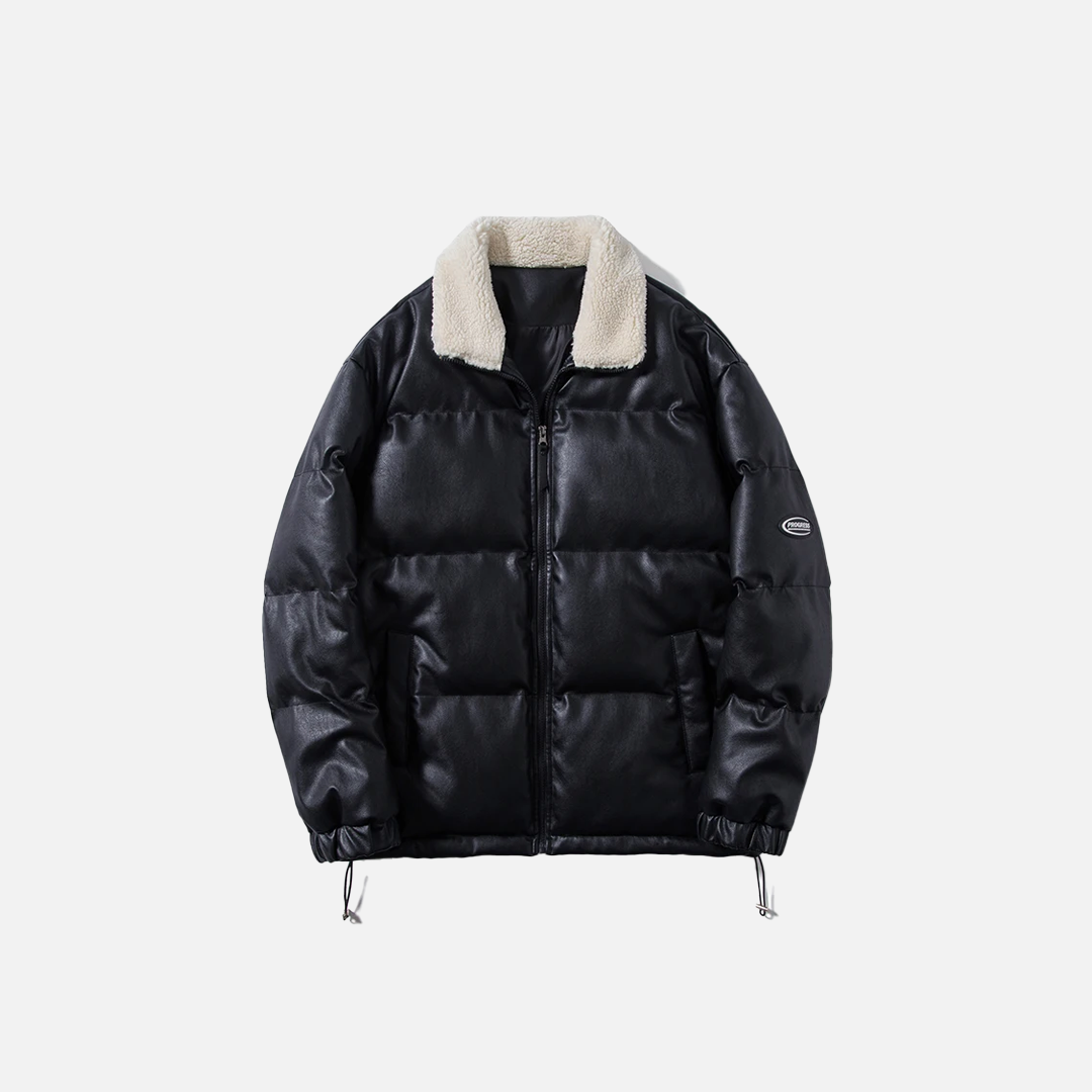 Stylish Winter Fur Collar Parka Puffer Jacket - Luxuryurbanwear