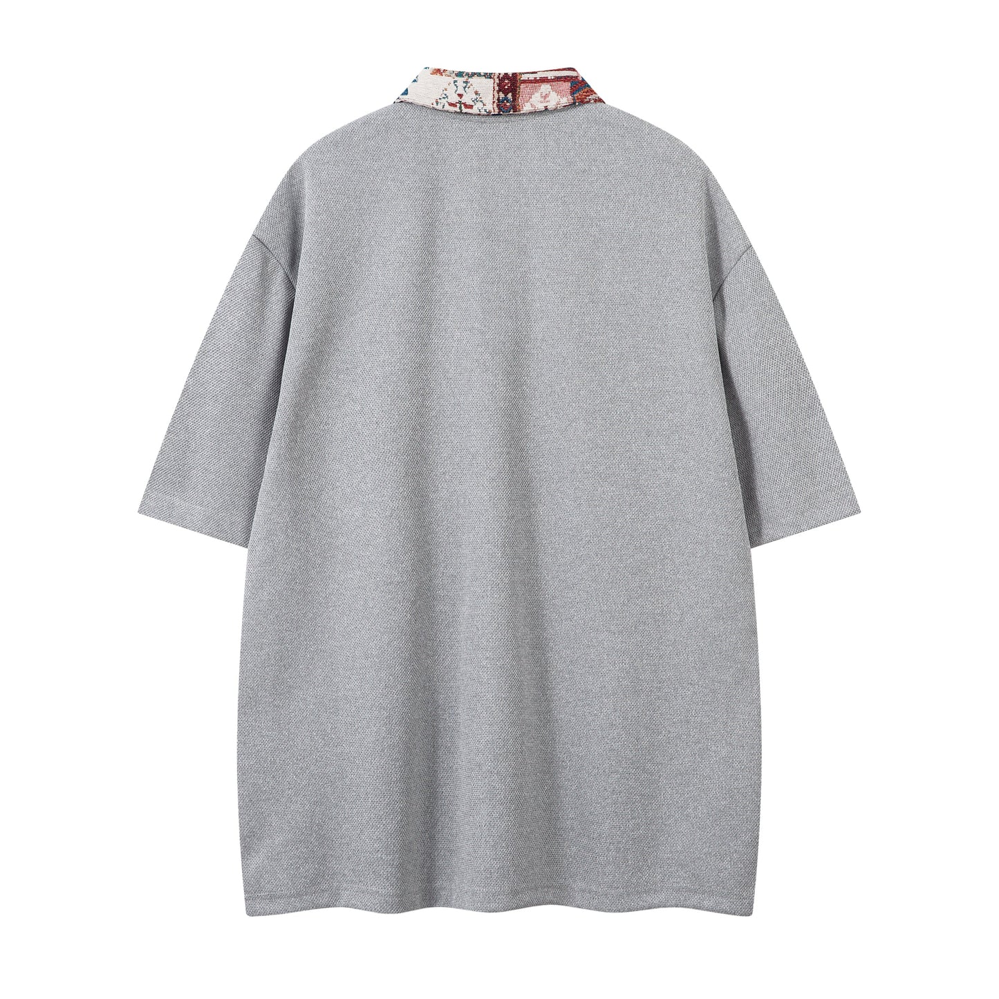 Patchwork Collar Design | Polo Shirt - Luxuryurbanwear