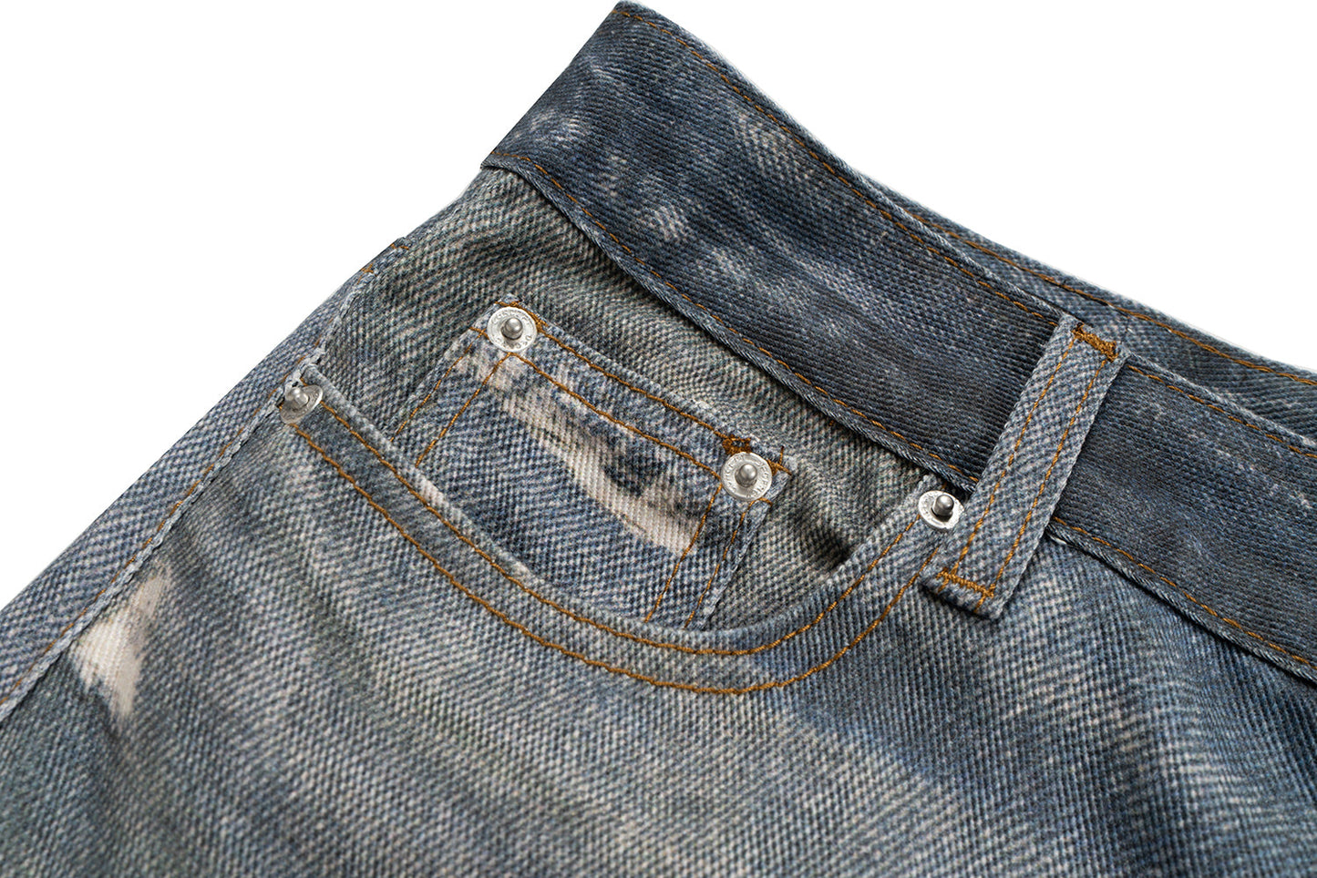 Snake Patch Destroyed | Distressed Jeans - Luxuryurbanwear