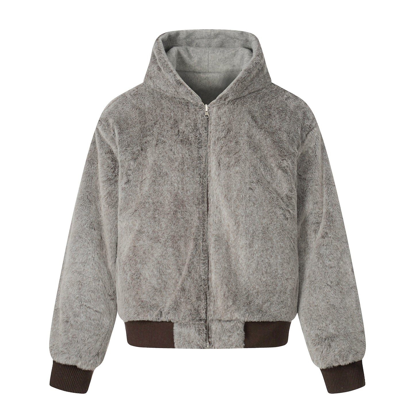 Reversible Plush | Hooded Winter Jacket - Luxuryurbanwear