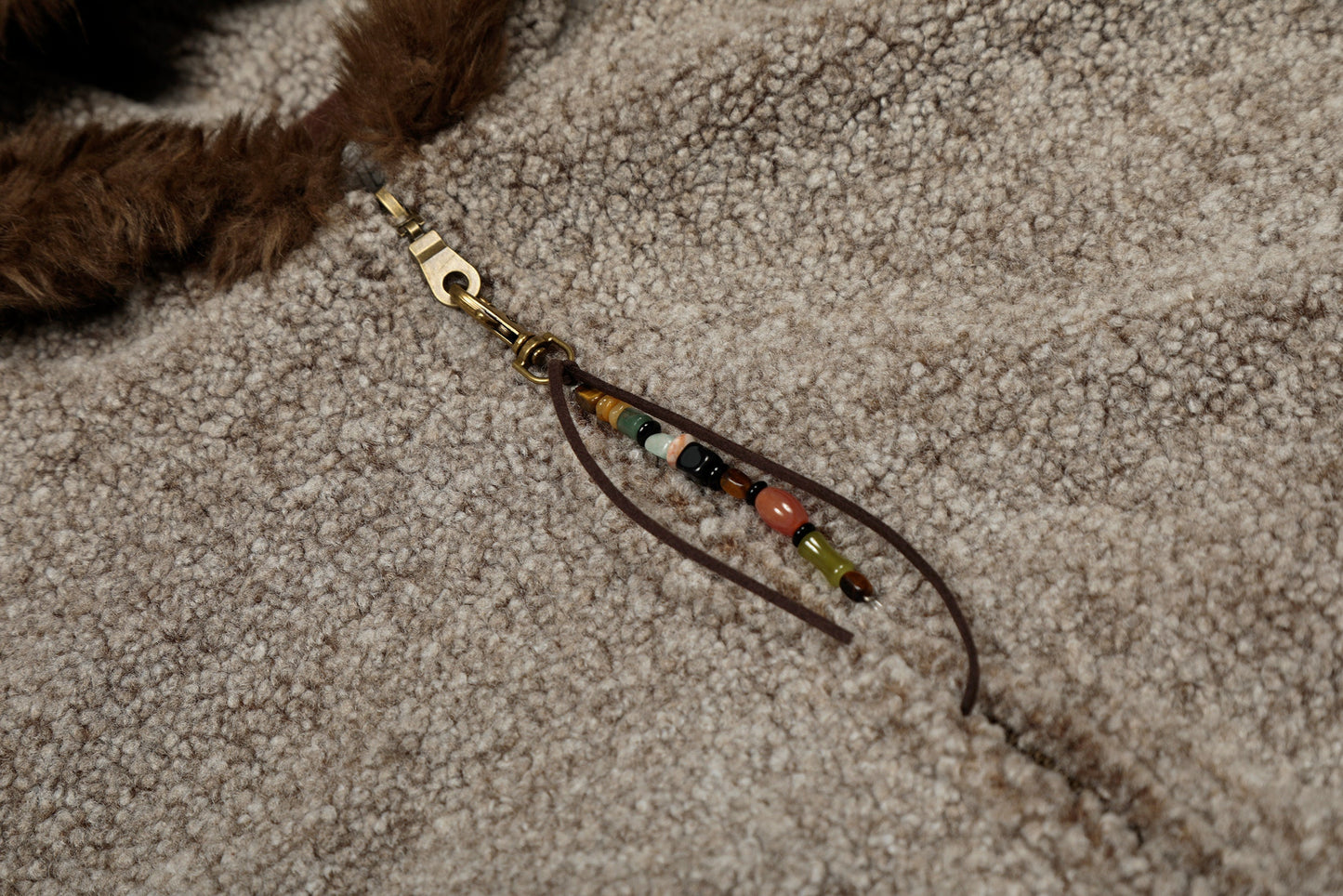 Pine Cocoa | Contrast Hooded Zip Jacket - Luxuryurbanwear