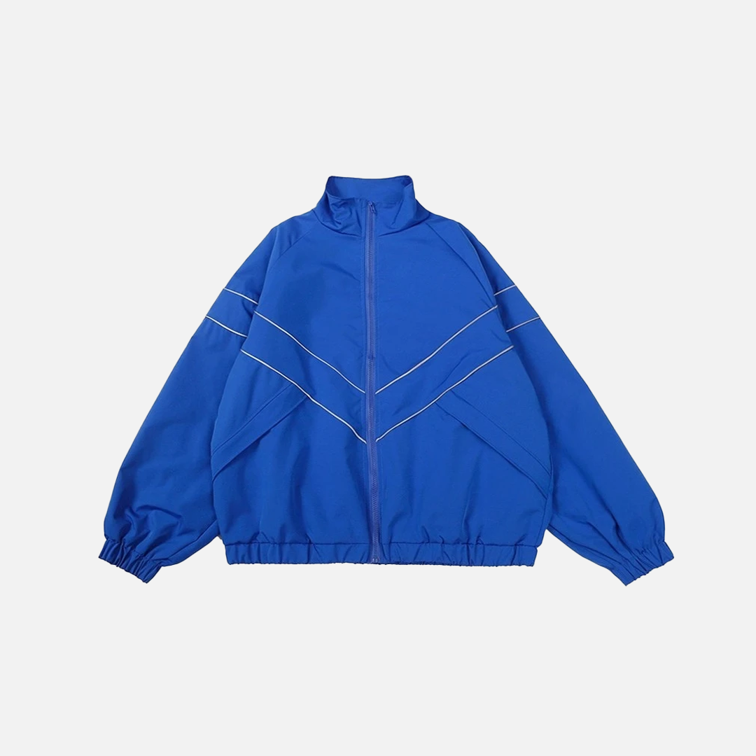 High End American Preppy Windbreaker Jacket - Luxuryurbanwear
