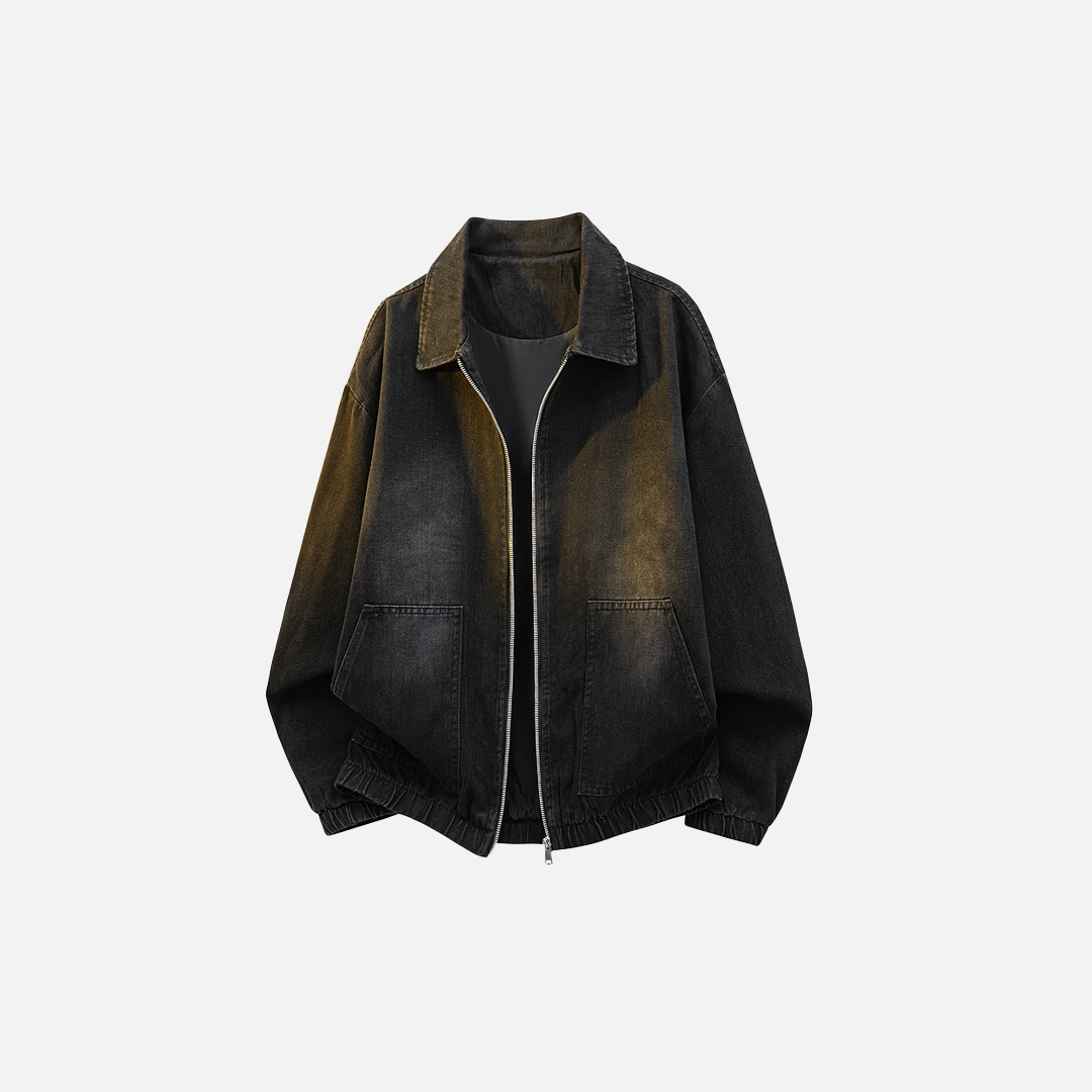 Y2K Loose Retro Washed Denim Casual Jacket - Luxuryurbanwear