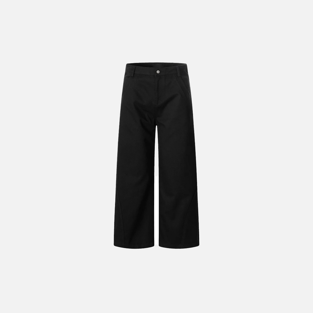 Autumn Plush Retro Loose Wide Leg Casual Pants - Luxuryurbanwear