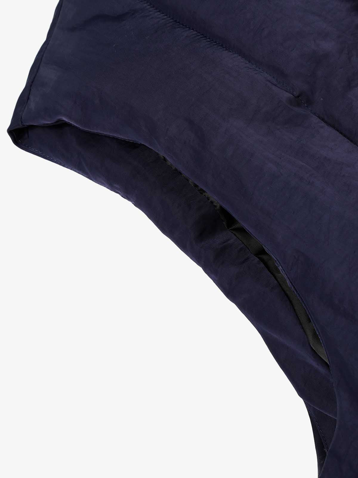 Street High-Neck Asymmetrical Placket Cotton Vest - Luxuryurbanwear
