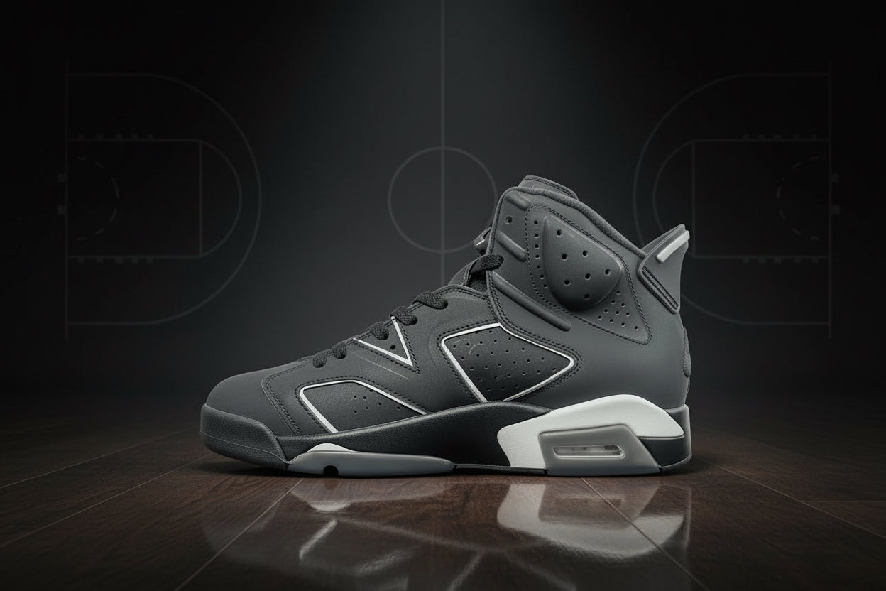 Commencement Edition Retro 6 - Limited Noir Stealth High-Tops