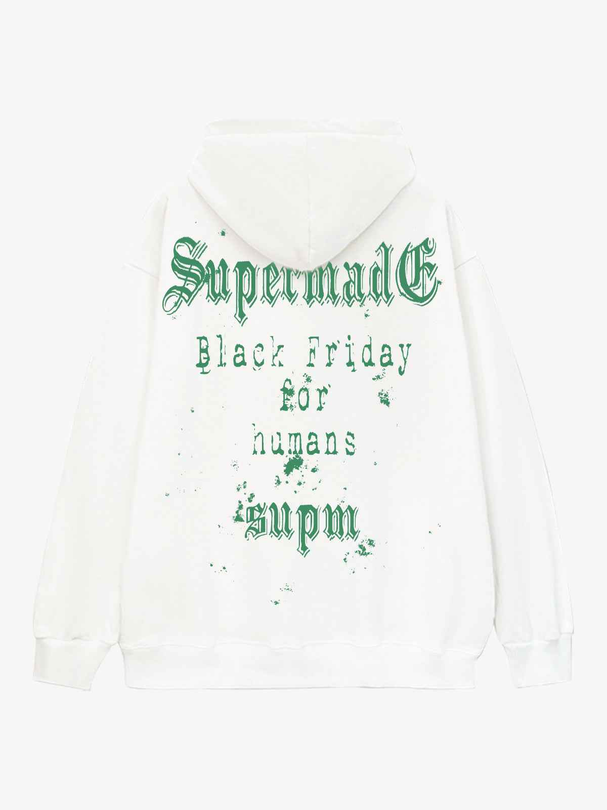 Gothic Skull Spider Web Graphic Hoodie