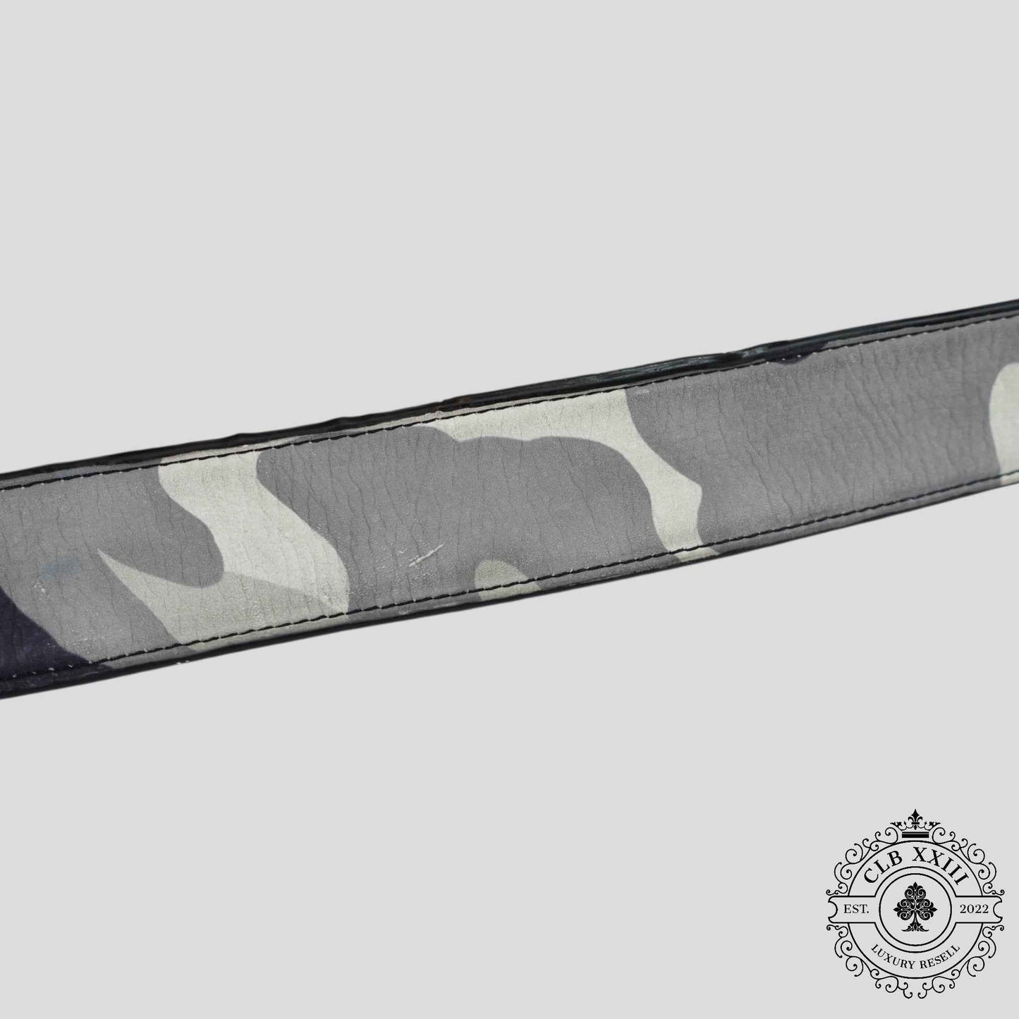 Chrome Hearts Snow Camo Belt Strap