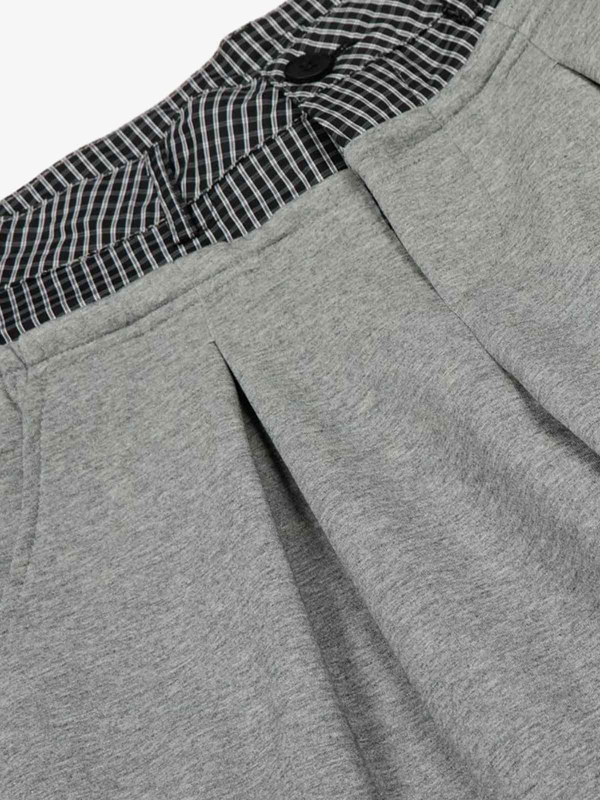 Contrast Waistband Pleated Wide Leg Pants - Luxuryurbanwear