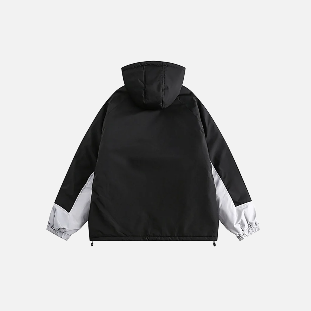 Y2K Oversized Windbreaker Hooded Jacket - Luxuryurbanwear