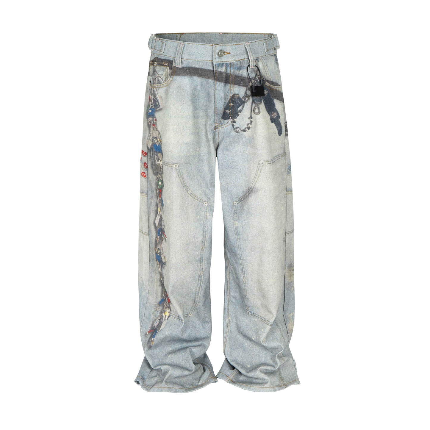 WIDEBOY PADLOCK DENIM
