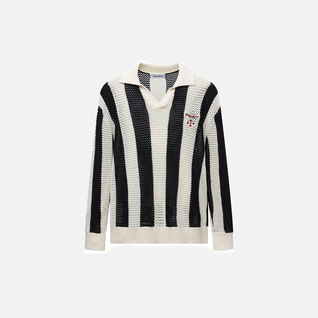 Long-lasting Retro Striped Knit Jumper Sweater - Luxuryurbanwear