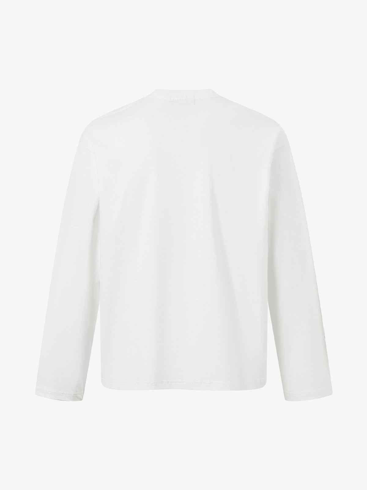 Retro Star Print Long-Sleeved T-Shirt