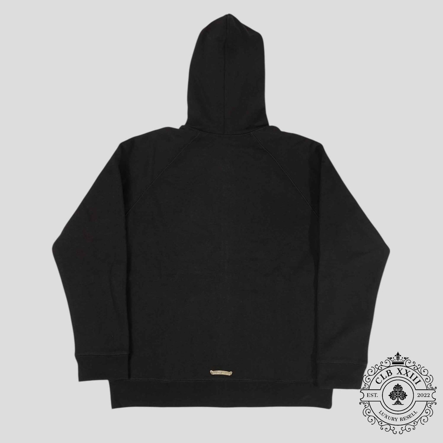 Chrome Hearts Paper Jam Zip Up Hoodie in Black