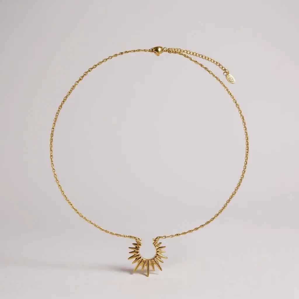 Starburst Gold Necklace
