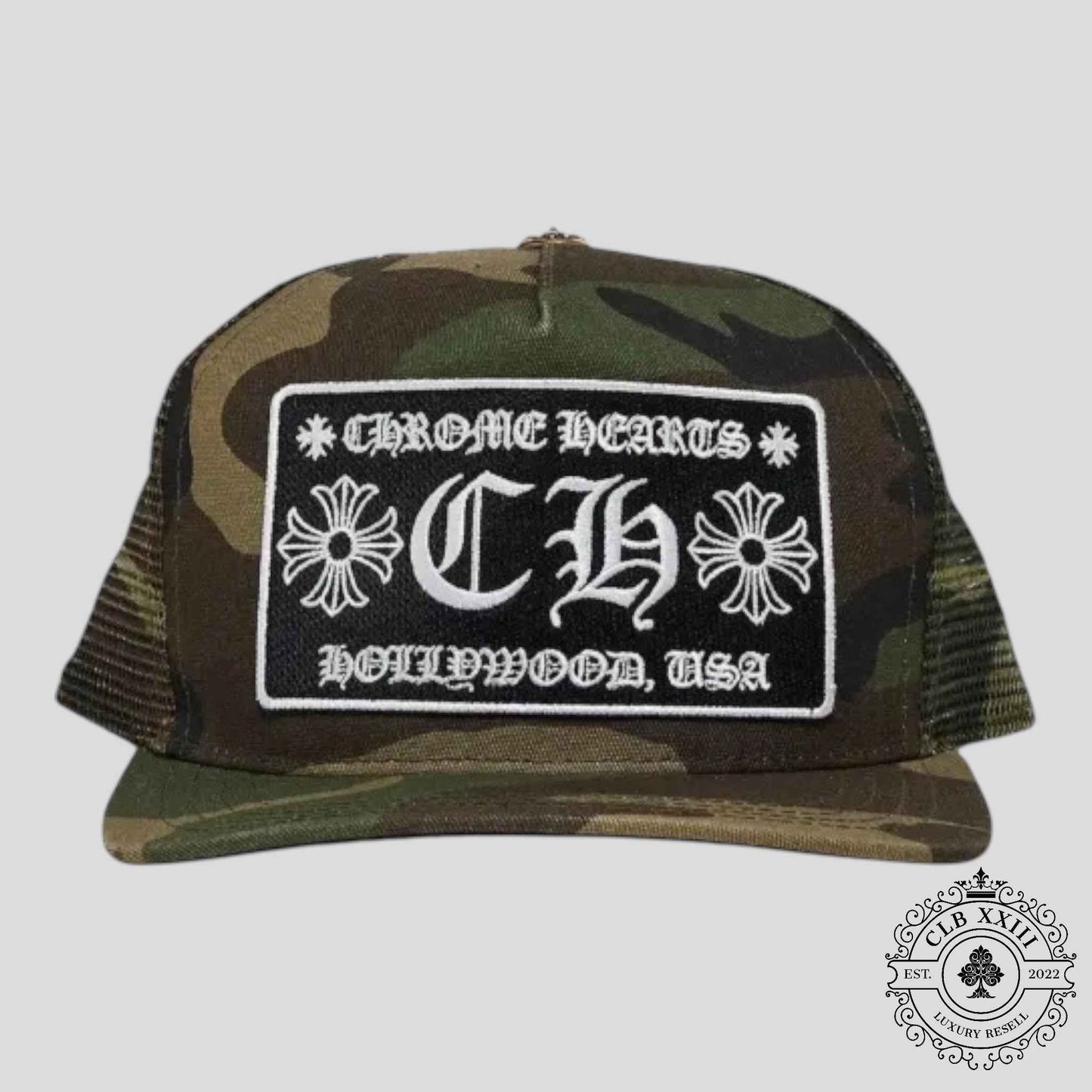 Chrome Hearts Hollywood Patch Hat in Camo