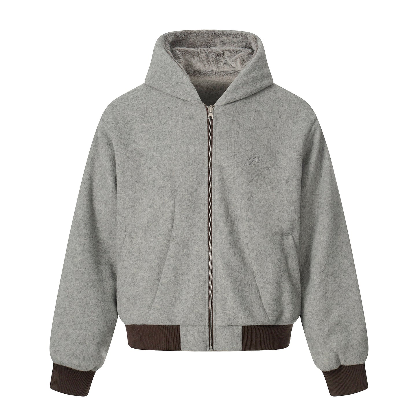 Reversible Plush | Hooded Winter Jacket - Luxuryurbanwear
