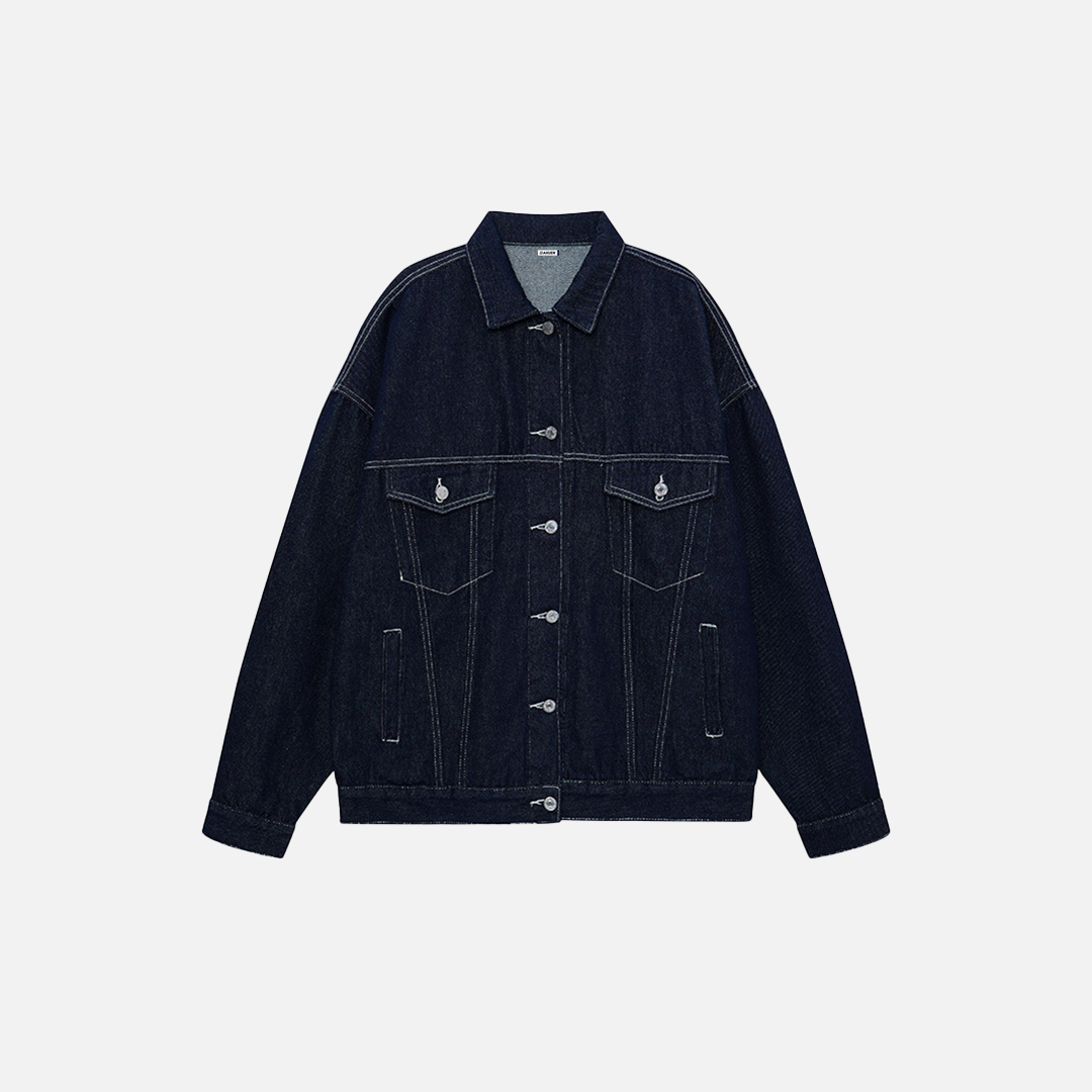 Y2K Durable Casual Stylish Urban Denim Jacket - Luxuryurbanwear