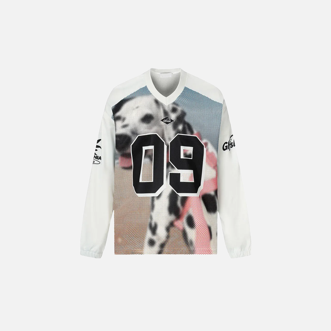 Vintage Grunge Dog Graphic Patchwork T-Shirt - Luxuryurbanwear