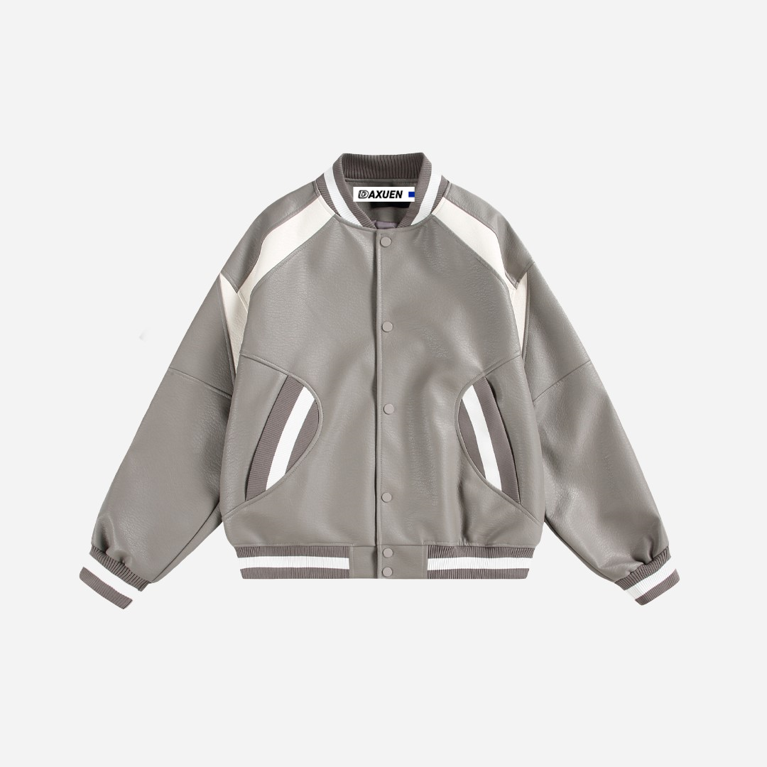 Japanese workwear Retro High Street leather Jacket - Luxuryurbanwear