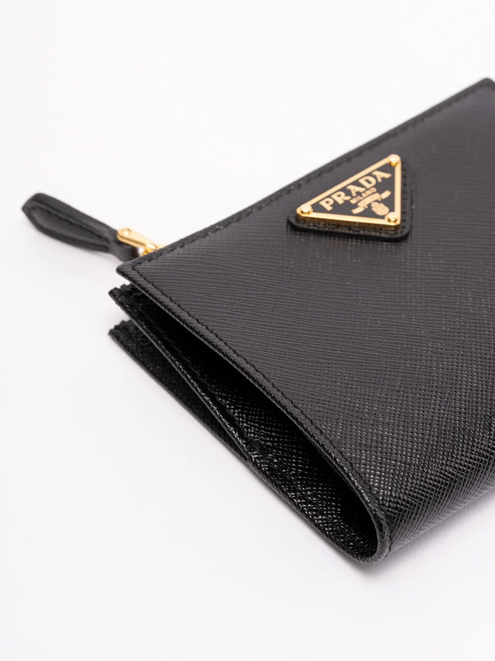 Prada Women Small Saffiano Leather Wallet