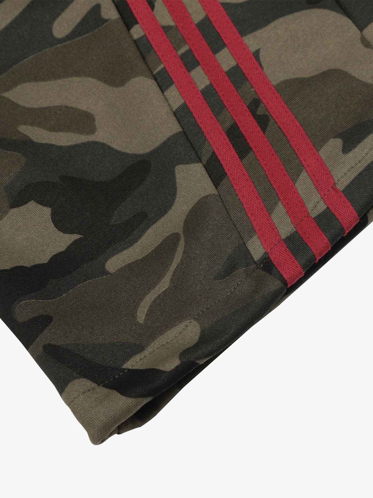 Retro Patchwork Embroidered Camouflage Barrel Pants - 2520