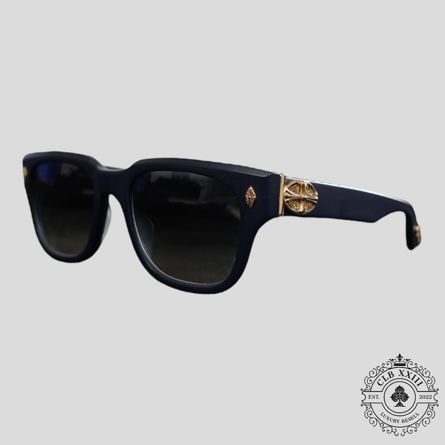 Chrome Hearts Givenhed Sunglasses in Matte Navy
