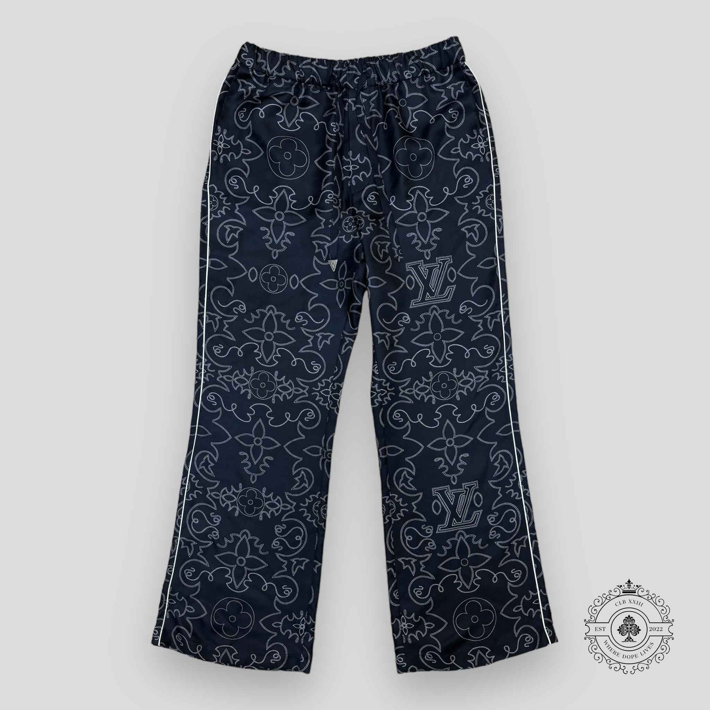 Louis Vuitton Printed Silk Pyjama Pants